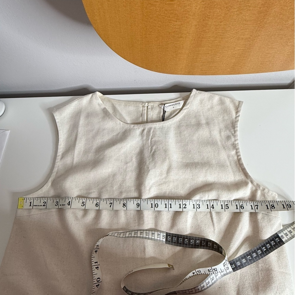 Commense Linen Blends Casual Pants Set Khaki Small NWT - Picture 16 of 16